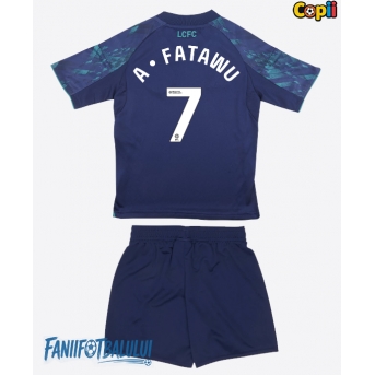 Leicester City Issahaku Fatawu #7 Echipament de Fotbal Replică 2025-26 Copii Deplasare (+ Șorturi)